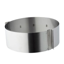 Tårtring / Kakform justerbar 16-32 cm Funktion Silver