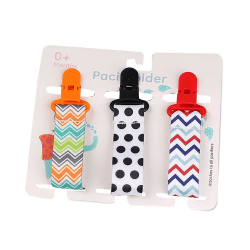 3-pack Napphållare / Nappklämma - Välj mönster Paket 1
