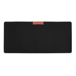 Skrivbordsunderlägg / Musmatta i filt 70 x 33 cm - Olika färger Svart