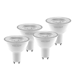 Yeelight - GU10 Smart LED-lampa W1 Dimbar 4-pack Vit
