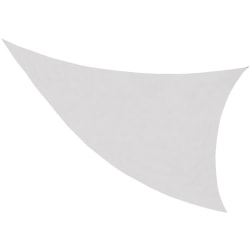 Solsegel, trekantigt 3x3x3m - Grå grå