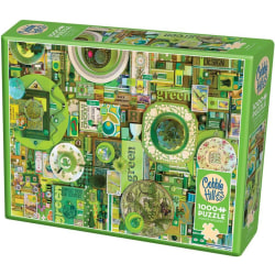 Cobble Hill Pussel - Grön 1000 bitar multifärg