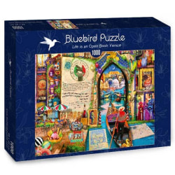 Bluebird Pussel - Livet är en öppen bok: Venedig 1000 bitar multifärg