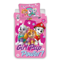 Paw Patrol Girl Pup Power - Påslakanset Junior 100Ã—135 cm multifärg