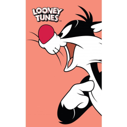 Looney Tunes Sylvester Handduk 30x50cm multifärg