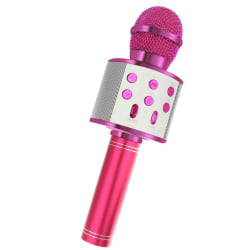 Karaoke-mikrofon med högtalare & Bluetooth - Rosa Rosa