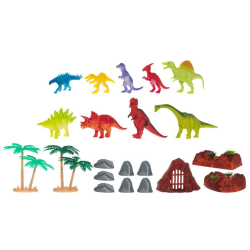 Lekset Dinosaurier 22-pack multifärg