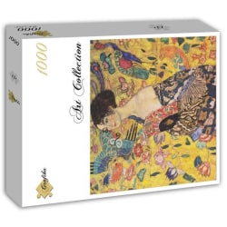 Art Pussel - G.Klimt: Dam med solfjäder 1000 bitar