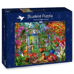 Bluebird Pussel - Tropiskt växthus 1000 bitar multifärg