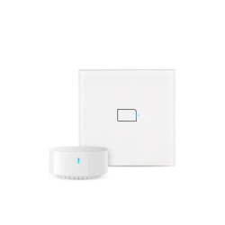 Broadlink TC3-EU-1 Smart knapp WiFi - 1 kanal + smart hub Vit