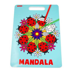 Sense - Målarbok Mandala multifärg