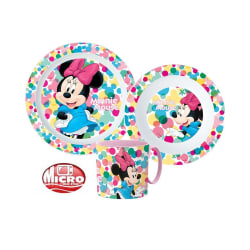 Disney Mimmi Pigg - Mikrovågsugnssäker barnservis - 3 Delar multifärg