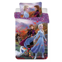 Disney Frozen 2: Anna & Elsa - Påslakanset Junior 100Ã—135 cm multifärg