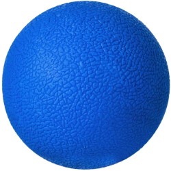 Massageboll i gummi 6,3cm Blå