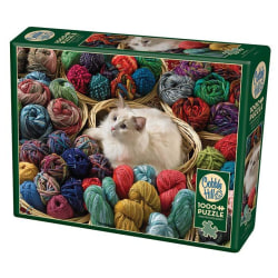 Cobble Hill Pussel - Katt bland Garn 1000 bitar multifärg