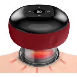 Elektrisk koppningsmassageapparat med rödljusvibrationer Level 12 red
