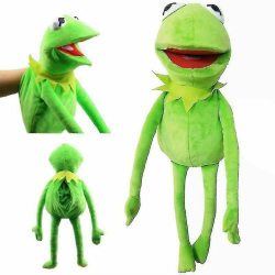 23" Kermit The Frog hånddukke myk plysjdukke lekebarn julegave-1