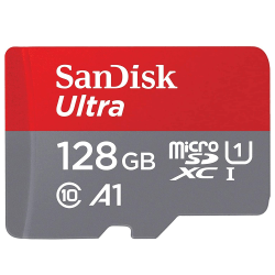SanDisk Ultra microSDXC 128GB Klass 10 A1