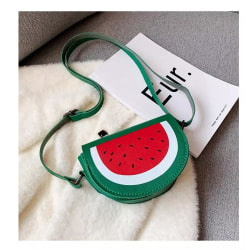 Sød taske til børn med skulderrem vandmelon frø pink Multicolor
