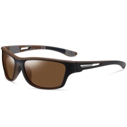 Polariserade solglasögon till sport och utomhus kamouflage brun Brun one size