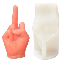Rolig långfinger silikon form handgjord form