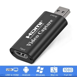 HDMI till USB 3.0 Video Capture Card 1080P HD-inspelare