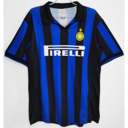 98-99 säsongen Inter Milan hemma retro jersey T-shirt Vidic NO.15 L