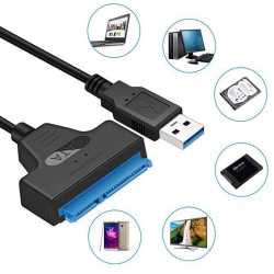 USB 3.0 till SATA 2.5" Extern hårddisk Adapter Reader Fo onesize