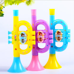 Färgglada trumpettränare i plast Baby Kids musikinstrument Ea One Size