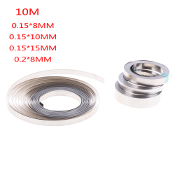 10M 8/10/15 mm ren nickelband för Li 18650 batterispot 2(0.2*8MM)