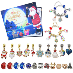 24st jularmband hänge kit DIY smycken Xmas blind box