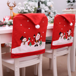 Juldekoration stol täcker matplats sits jultomten hem onesize