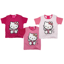 Hello Kitty kortärmad Baby T-shirt Röd 62/68