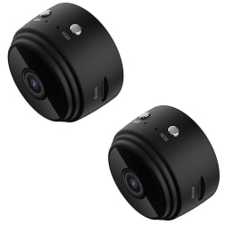 2st Mini Hidden Spy Camera Trådlös Wifi Ip Hemsäkerhet Hd 1080p Dvr Night Vision Balck