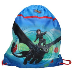 How To Train Your Dragon 3 Gympapåse Barnväska 44x37cm Blå one size