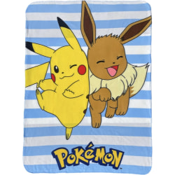 Pokemon Pikachu Eevee Filt Fleecefilt 100x140cm multifärg