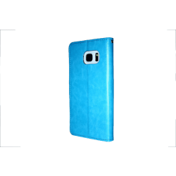 TOPPEN Plånboksfodral Samsung Galaxy S7 Edge Ljusblå