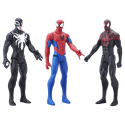 3-Pack Spindelmannen Spider-Man, Superior Venom & Kid Arachnid T multifärg