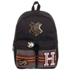 Harry Potter Patches rygsæk med pin badge rygsæk taske 44x33x17c Grey one size