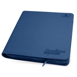 Ultimate guards - QuadRow Zipfolio - 480 kort - DARK BLUE Dark blue