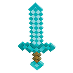 Minecraft Plastic Replica Diamond Sword Roleplay 50cm Multicolor