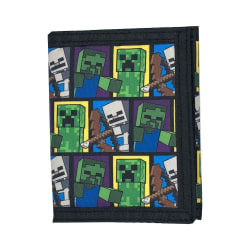 Minecraft AOP Character Tri-Fold Wallet Plånbok 9x12cm multifärg one size