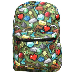 Minecraft Icon Gaming Backpack School Bag Reppu Laukku 42x30x13c Multicolor one size