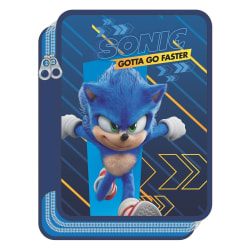 Sonic The Hedgehog Skolesett 28-deler Fylt Pennal Blyantskrin Multicolor one size