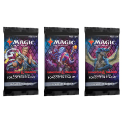 Magic The Gathering - Forgotten Realms SET 3-Pack Booster Pack multifärg