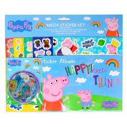 Peppa Pig Greta Gris Mega Sticker Set Klistermärken multifärg