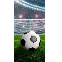 Fotboll Goal Handduk Badlakan 70x140cm 100%Bomull multifärg