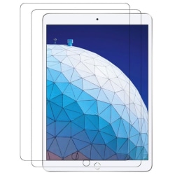 2-Pack iPad 10.2 (7/8/9 Gen) skjermbeskytter i herdet glass deta Transparent one size