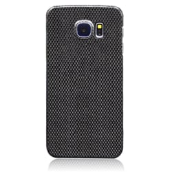 Äkta Carbon Fiber kolfiber skal ultralätt Samsung Galaxy S6 Titan grå