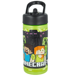 Minecraft Playground Water Bottle vandflaske 410ml Multicolor